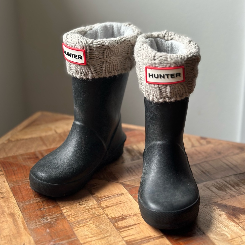 Hunter Unisex-Child First Classic Rain Boot (Toddler/Little Kid)